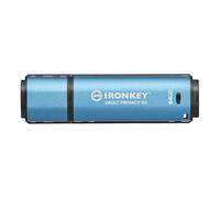 Kingston IronKey Vault Privacy 50 FIPS 197 Certified & XTS-AES 256-bit Encrypted USB Drive for Data Protection - IKVP50/64GB