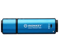 Kingston IronKey Vault Privacy 50C USB-C Encrypted Flash Drive 512GB