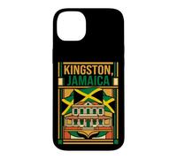 Kingston Jamaica Flag Devon House Vintage Art Case for iPhone 14 Plus