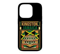 Kingston Jamaica Flag Devon House Vintage Art Case for iPhone 14 Pro