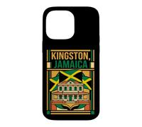 Kingston Jamaica Flag Devon House Vintage Art Case for iPhone 14 Pro Max