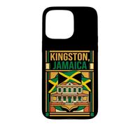 Kingston Jamaica Flag Devon House Vintage Art Case for iPhone 15 Pro Max