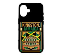 Kingston Jamaica Flag Devon House Vintage Art Case for iPhone 16