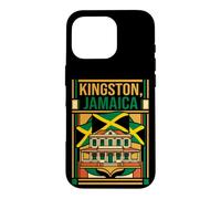 Kingston Jamaica Flag Devon House Vintage Art Case for iPhone 16 Pro