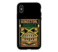 Kingston Jamaica Flag Devon House Vintage Art Case for iPhone X/XS