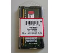 Kingston KCP432SS6/8 8GB DDR4 3200Mhz Non ECC Memory RAM SODIMM