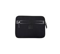 SEVENTEEN LONDON - Modern 'Kingston' Padded Laptop Sleeve in Black for 14 Inch Laptops