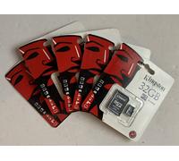 Kingston Micro SD SDHC memory Card Class 10 with SD card Adapter 100% 32GB New