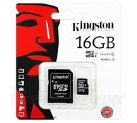 Kingston micro SDHC 16GB Memory card Class 10 UHS-I Flash 45MB/s Adapter GENUINE