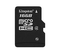 Kingston microSDHC SDC4/16GBSP Class 4 Flash Card Single