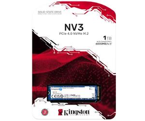 Kingston NV3 - SSD 2TB,1TB,500GB,250 GB - PCIe 4.0 x4 (NVMe)