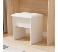 Kingston Ready Assembled Stool in Kashmir Ash & Modern Oak - Welcome Furniture | TJ Hughes