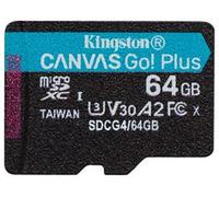 KINGSTON SDCG4/64GB MICROSDXC CARD, CANVAS GO U3 V30, 64GB