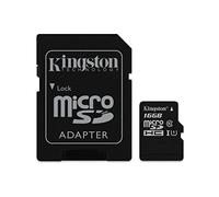 Kingston SDCIT/16GB microSDHC 16 GB UHS-I Class10 Industrial Temperature Card + SD Adapter, Black