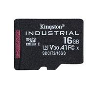 Kingston 16GB Industrial Micro SD (SDHC) Card U3, V30, A1, 100MB/s R, 80MB/s W