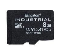 Kingston SDCIT2/8GBSP, Industrial microSDHC Card 8GB Class 10 UHS-I U3 V30