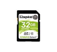 Kingston SDS/32GB SDS 32 GB Canvas Select Class10 UHS-I Flash Memory Card, Black