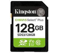 KINGSTON SDS3/128GB SDXC CARD, CANVAS SELECT PLUS, 128GB
