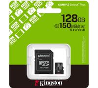 Kingston Select 128GB Micro SD SDXC Memory Card + Adapter TF Class 10 150MB/s UK