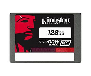 Kingston SKC400S37/128G SSDNow KC400 128 GB SATA 3 Internal Solid State Drive, Grey
