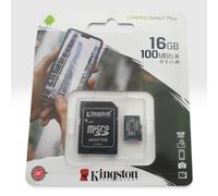 Kingston Tech CANVAS Select Plus 16GB Micro SD Cards with Adapters - SDHC I