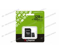 Kingston Canvas Select Plus microSD Memory Card 256GB microSDXC Gen3 150MB/s A1 Card + Adapter - SDCS3/256GB