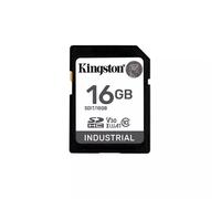 Kingston 16GB Industrial SD (SDHC) Card U3, V30, A1, 100MB/s R, 80MBs/ W