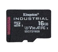 Kingston Industrial microSD - 16GB microSDHC Industrial C10 A1 pSLC Card Single Pack w/o Adapter - SDCIT2/16GBSP