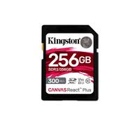 Kingston Canvas React Plus 256GB SDXC UHS-II 300R/260W U3 V90 for Full HD/4K/8K