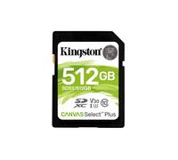 Kingston Technology 512GB SDXC Canvas Select Plus 100R C10 UHS-I U3 V3