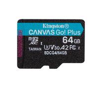 64GB Kingston Canvas Go Plus Micro SD (SDXC) Memory Card - U3 V30 A2 200MB/s R