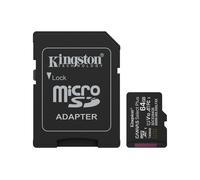 Kingston 64GB Micro SD Canvas Select Plus Class 10 - SDCS3/64GB in Black | Size: 64 GB Kingston Black 64 GB
