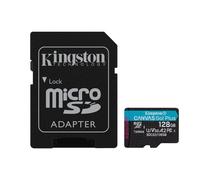 Kingston Technology Canvas Go! Plus 128GB microSDXC Canvas Go Plus 170R A2 U3 V30 Card + ADP