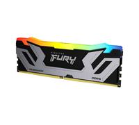 Kingston FURY Renegade DDR5 RGB Silver/Black XMP 24GB 8400MT/s CL40 CUDIMM Desktop Gaming Memory Single Module - KF584CU40RSA-24