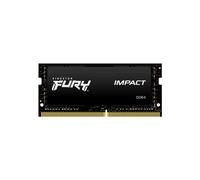 Kingston Technology FURY 32GB 3200MT/s DDR4 CL20 SODIMM Impact 32 GB 1 x 32 GB DDR4 260-pin SO-DIMM Black