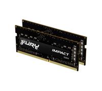 Kingston Fury Impact KF432S20IBK2/32 32GB (16GB x2) DDR4 3200MT/s Non ECC Memory RAM SODIMM