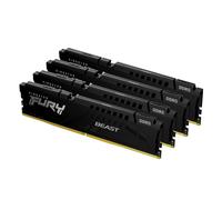 Kingston Technology FURY Beast 128GB 5600MT/s DDR5 CL40 DIMM (Kit of 4) Black XMP