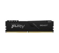 Kingston Technology FURY Beast 16GB 3200MT/s DDR4 CL16 DIMM 1Gx8 Black. Component for: PC Internal memory: 16 GB Memory layout (modules x size): 1 x 16 GB Internal memory type: DDR4 Memory form factor