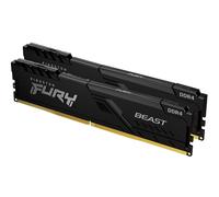Kingston Technology FURY Beast 32GB 3200MT/s DDR4 CL16 DIMM (Kit of 2) 1Gx8 Black