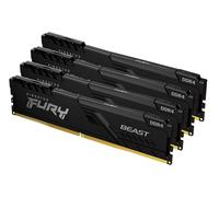 Kingston Technology FURY Beast 32GB 3600MT/s DDR4 CL17 DIMM (Kit of 4) Black