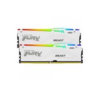 Kingston FURY Beast RGB KF556C36BWEAK2-32 32GB (16GB x2) DDR5 5600MT/s White DIMM [EXPO]