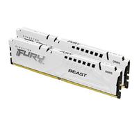 Kingston FURY Beast 32GB DDR5 6000MHz RAM Desktop Memory for Gaming - White