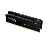 Kingston Technology FURY Beast 64GB 5600MT/s DDR5 CL40 DIMM (Kit of 2) Black. Component for: PC Internal memory: 64 GB Memory layout (modules x size): 2 x 32 GB Internal memory type: DDR5 Memory form