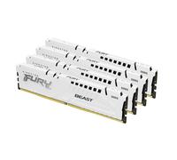 Kingston Technology FURY Beast 64GB 5600MT/s DDR5 CL40 DIMM (Kit of 4) White XMP