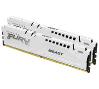 Kingston Technology FURY Beast 64GB 6000MT/s DDR5 CL30 DIMM (Kit of 2) White XMP