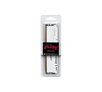 Kingston FURY Beast White DDR5 16GB 5200MT/s CL40 DIMM Desktop Gaming Memory Single Module Intel XMP - KF552C40BW-16