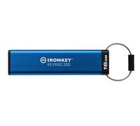 Kingston Technology IronKey 16GB Keypad 200, FIPS 140-3 Lvl 3 AES-256 Hardware