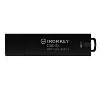 Kingston Technology IronKey 32GB D500S FIPS 140-3 Lvl 3 AES-256