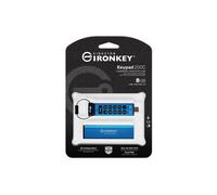 Kingston Technology IronKey 8GB USB-C Keypad 200C, FIPS 140-3 Lvl 3 (Pending) AES-256