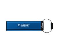 Kingston Technology IronKey Keypad 200 16GB USB Type-A 3.2 USB Flash Drive - Blue